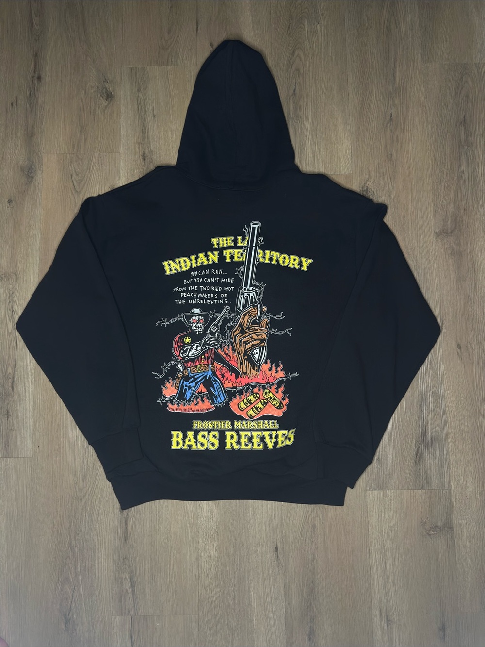 Warren Lotas Indian Territory ‘Black’ Hoodie